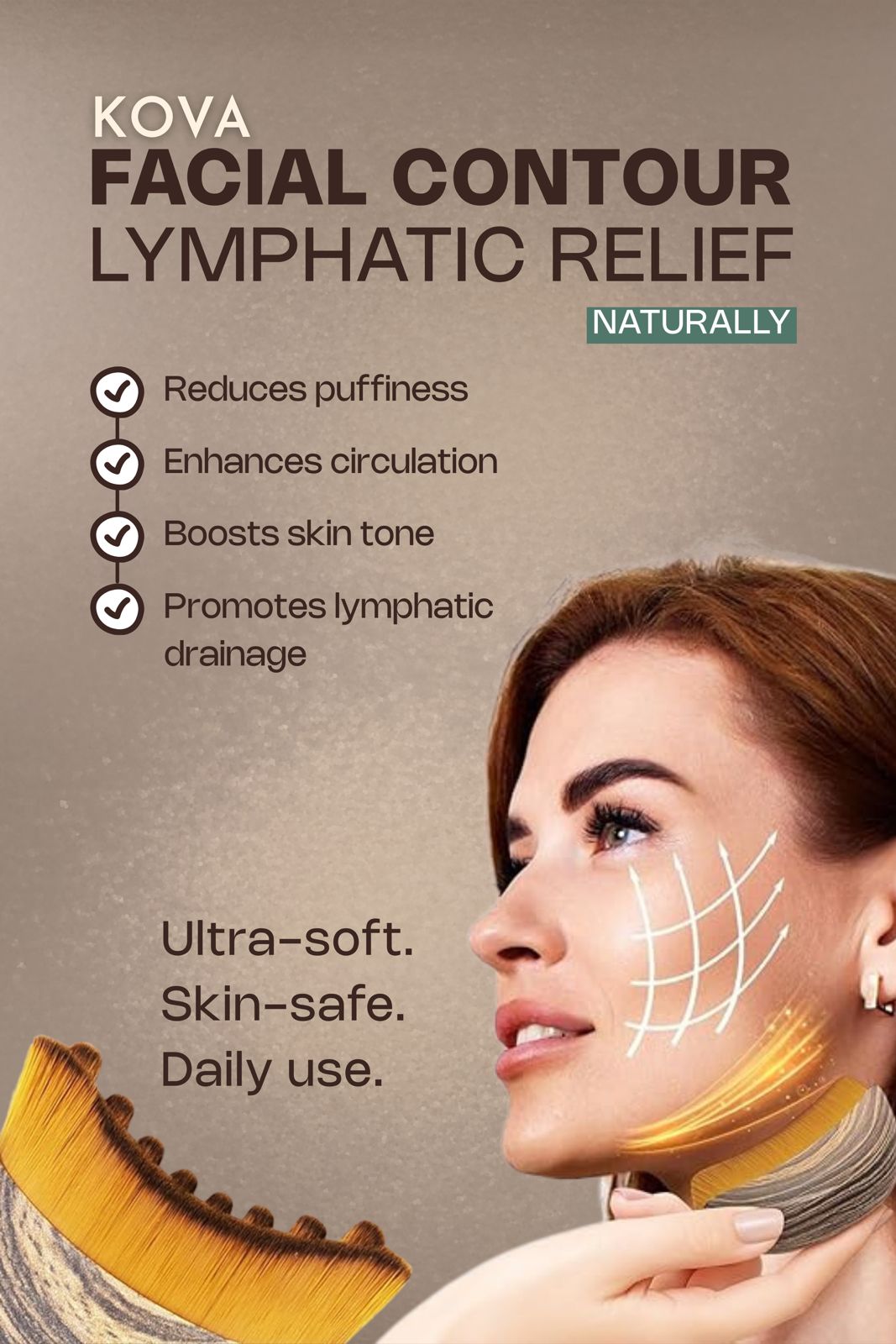 Kova - Lymphatic Face Brush